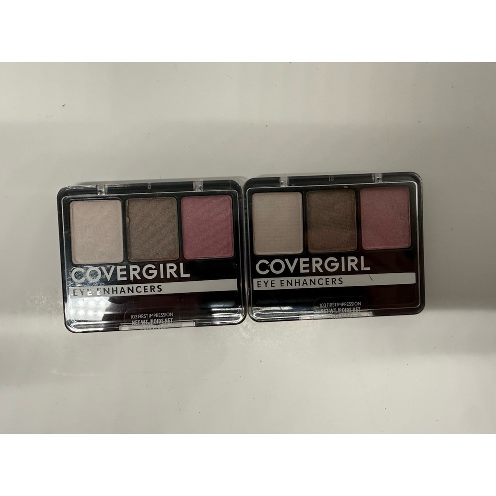 2 New CoverGirl Eye Enhancers Eyeshadow First Impression Trio 103 Retired